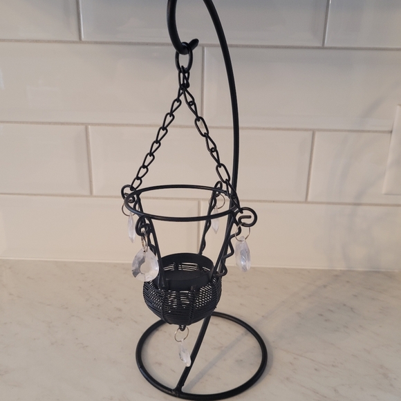 Vintage/ retro candle holder in Black - Picture 2 of 6